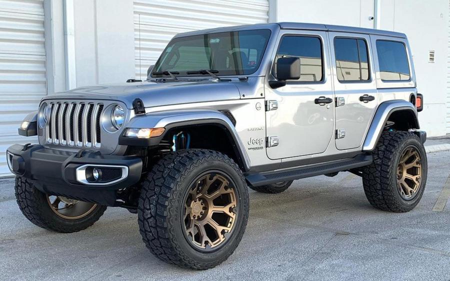 Jeep Wrangler Sahara on Forgiato Wheels (FLOW Terra 002) '2019